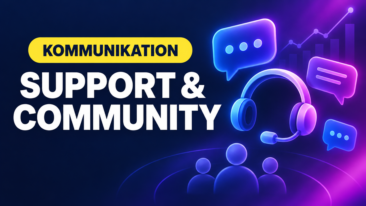 Vorschaubild: Support Kommunikation und Community